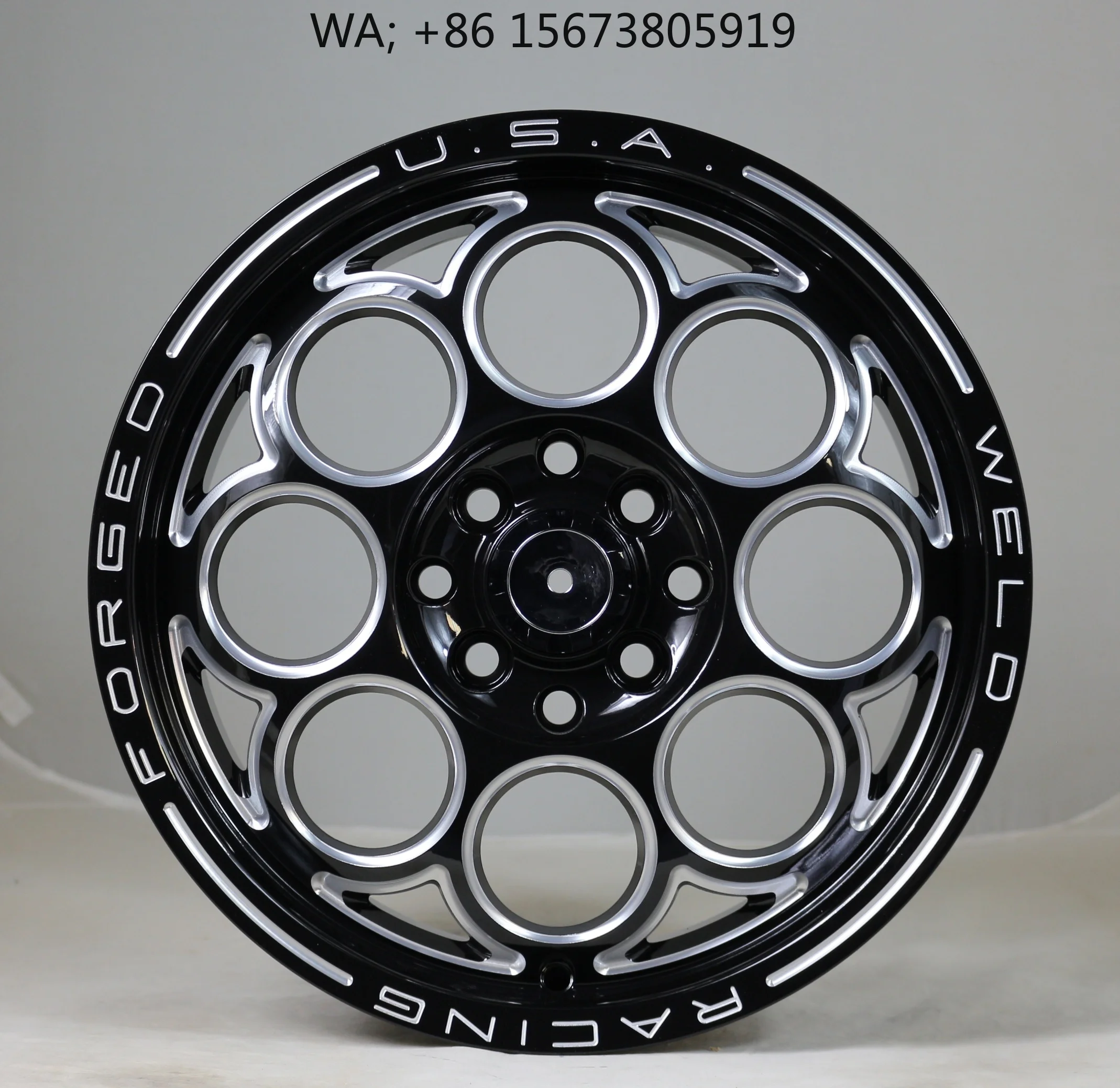 

for 15 Inch 15x6.5 4x100/114.3 ET 38 CB 73.1 Aluminium Alloy Multi-Spoke Flow Formed Car Wheels Rims New with Bright Finish