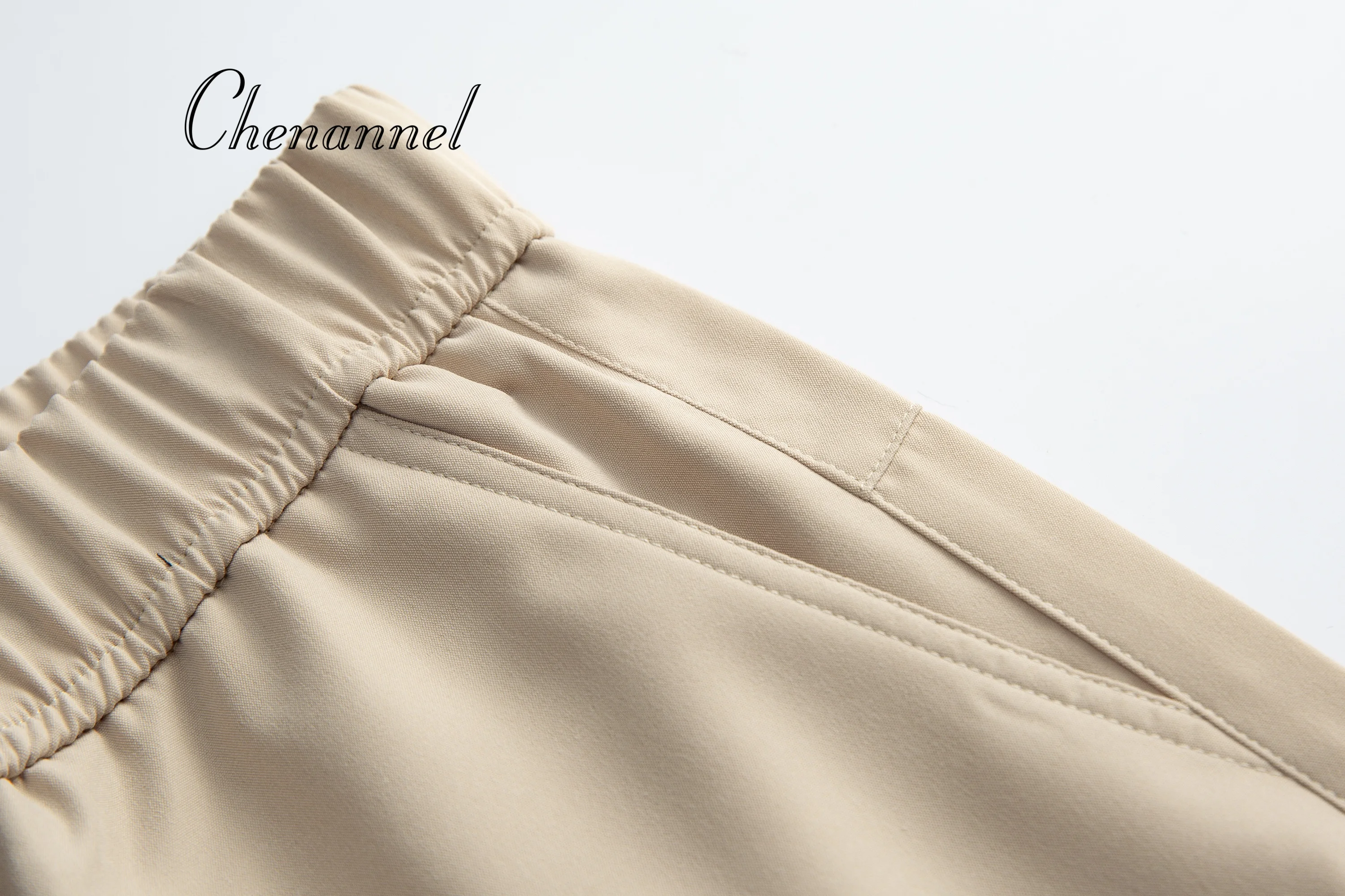 سراويل عمل عصرية ذات ساق مستقيمة ذات طابع هيب هوب أمريكي عالي الشارع للرجال والنساء سراويل غير رسمية فضفاضة واسعة الساق