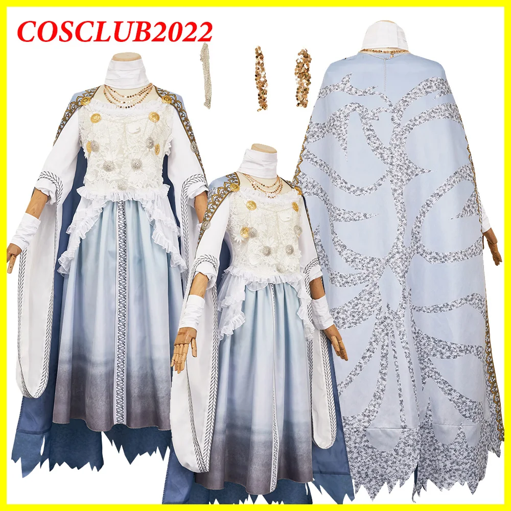 

Female Revenant Cosplay Costume Movie Roleplay Jacket Skirt Cloak Women Clothing Necklace Handguard Outfits Halloween Party Suit