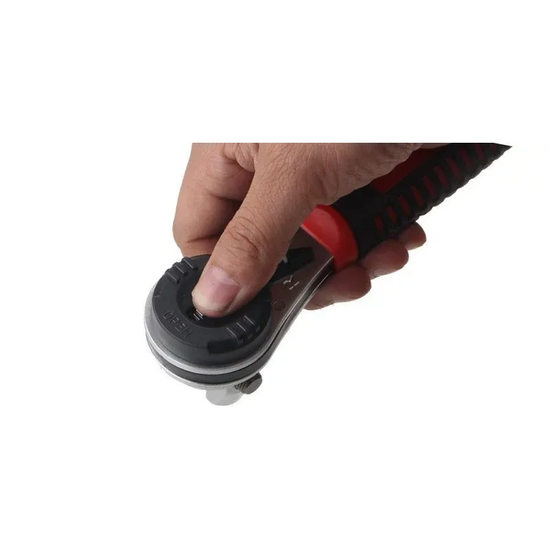 Multifunctional Ratchet Wrench Adjustable Bidirectional Quick 6-22mm Metric and British Plate Quick Wrench