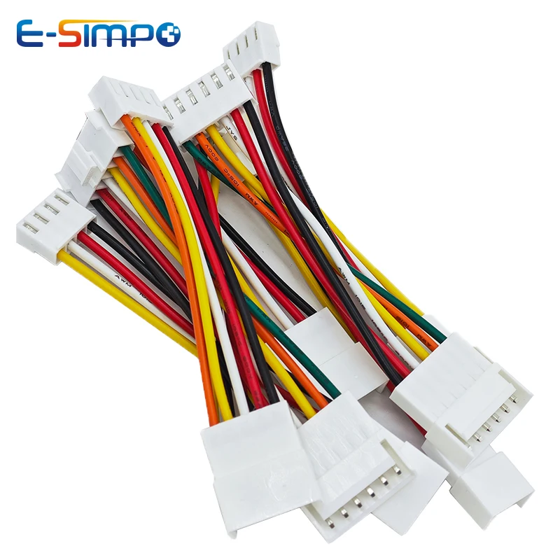 5 uds JST VH3.96 10/20/30CM 396 22AWG Cable hembra macho 2/3/4/5/6/7/8Pin enchufe conector de carcasa arnés de Cable de extensión