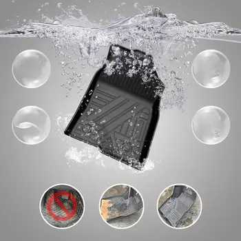 適用於BMW5系列F10 G30 G38 2010-2023 530e的全天候TPE防滑腳墊,無異味,防水托盤墊配件 10 最佳銷售 5D汽車腳墊 - №4