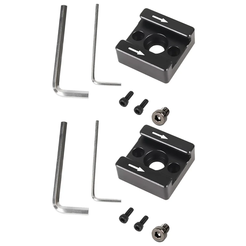 Daily 2Set 1/4 Thread Cold Hot Shoe Mount Adapter For DSLR Camera Cage Rig /Flash /LED Light /Microphone /Monitor Mounting