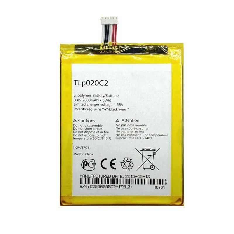 

TLP020C1 TLP020C2 2000mAh Battery For Alcatel Idol S x1s 6034R Idol x 6037y 6040x 6032 TCL S950 Smart Phone + Tools