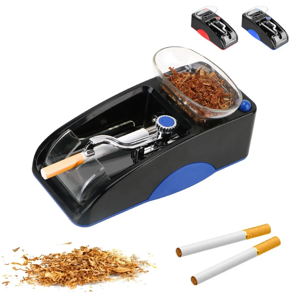 Cigarette Rolling Machine Tobacco Roller Smoking Accessories EU US Plug DIY Injector Maker Smoking Tool Electric Automatic