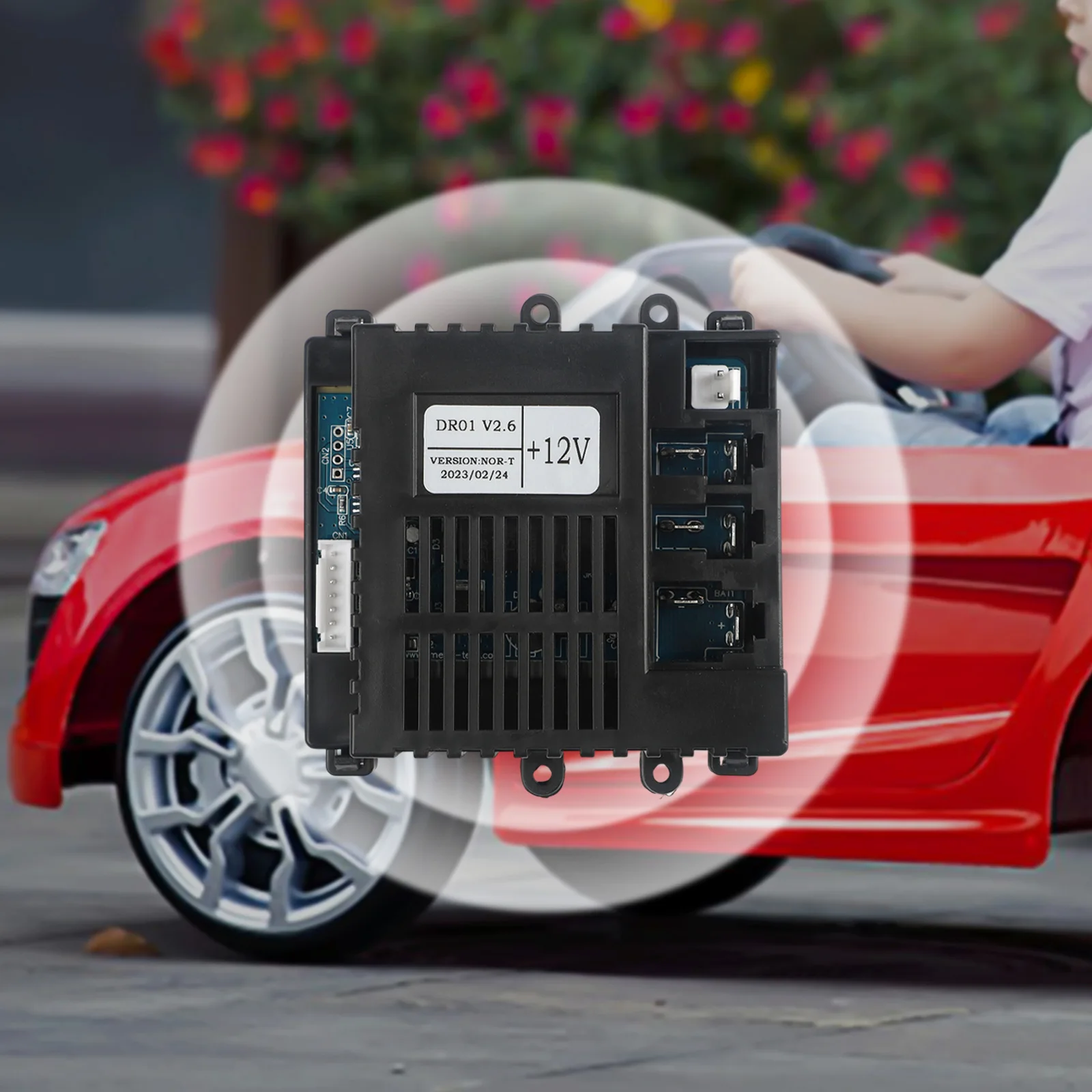 DR01 V2.6 12V Kinder-Elektrofahrzeug-Empfänger Fernbedienung für Kinder-Elektroauto Ersatzteile 2.4G Fernbedienung – Detail 11