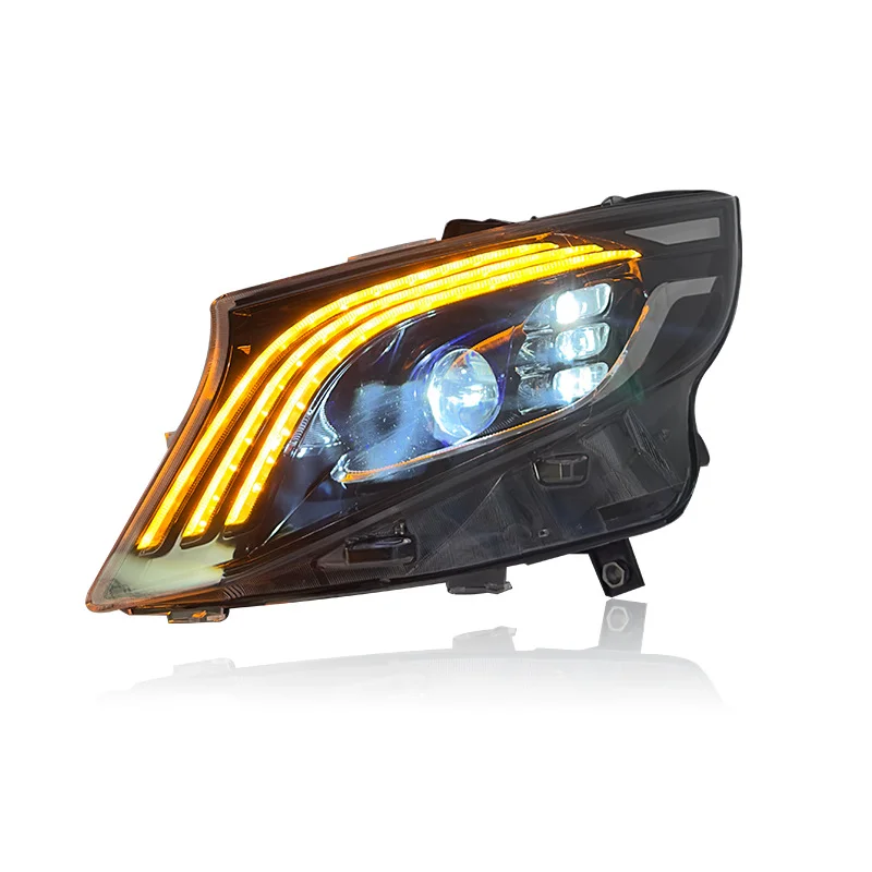 Suitable for Mercedes-Benz vito W447 retrofitted led headlight assembly Vito lens accessory New v260 taillight rescheduled