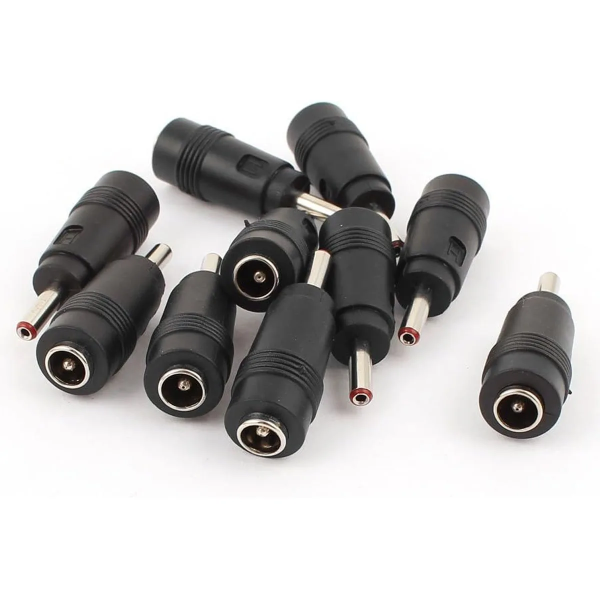 10PCS DC Power Male to Female Adapter Set - 5.5x2.1mm to 3.5x1.35mm Converters | Quick-Connect, Stable Power Supply for Laptop