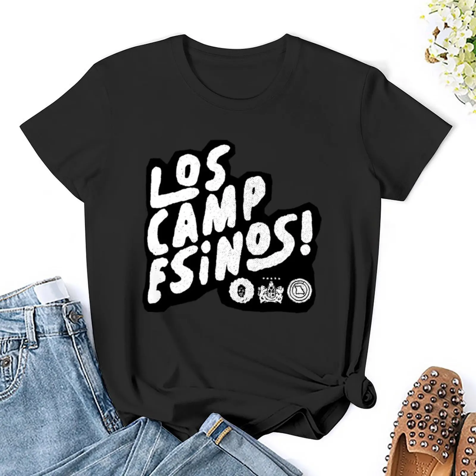 ¡Los campamentos! Camiseta con logotipo para mujer, top hippie, ropa para mujer, camisetas, blusas de verano 2024