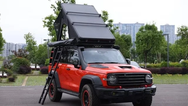 Australia Waterproof Aluminum Roof Tent for Offroad Car Top Rooftop Camper Van-Four-season Double Layer Quick Automatic Opening
