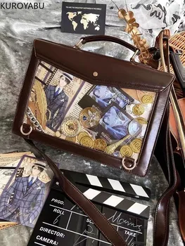 กระเป๋าเป้วินเทจผู้หญิงสไตล์ฮาราจูกุสไตล์นักเรียน Y2k ความจุขนาดใหญ่กระเป๋าโท้ทโปร่งใสแฟชั่นลำลอง