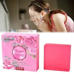 Rose Essential Oil Soap 55g Organic Natural Roses Face Butter Smooth Bath Anti Tool Gently Care Skin Moisturizing Rebelles S5X2