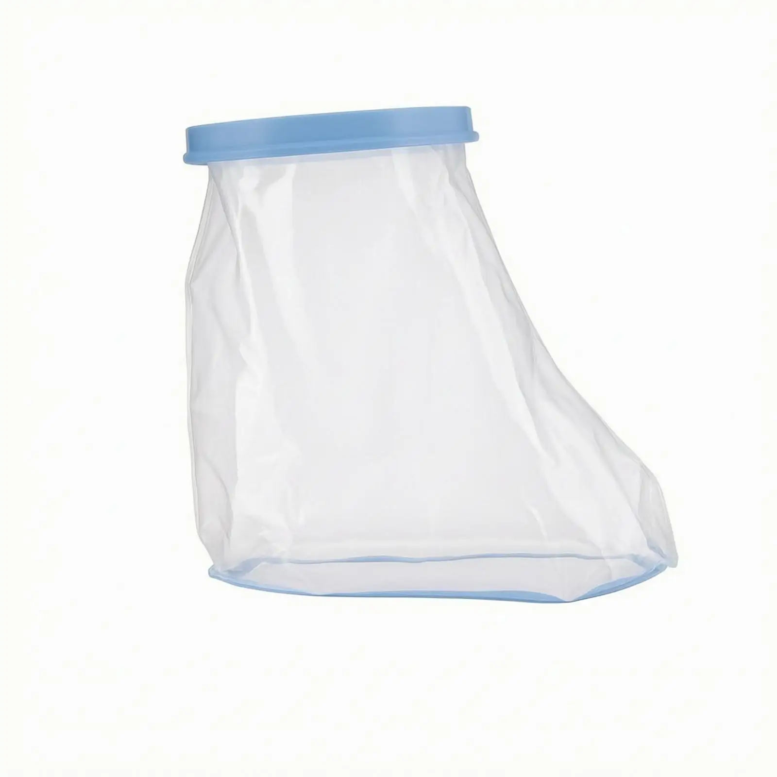 Transparent Waterproof Leg Cast Protector for Shower Bathing Cover PVC Wound Dressing Sleeve with Light Blue PP Sealing Seal