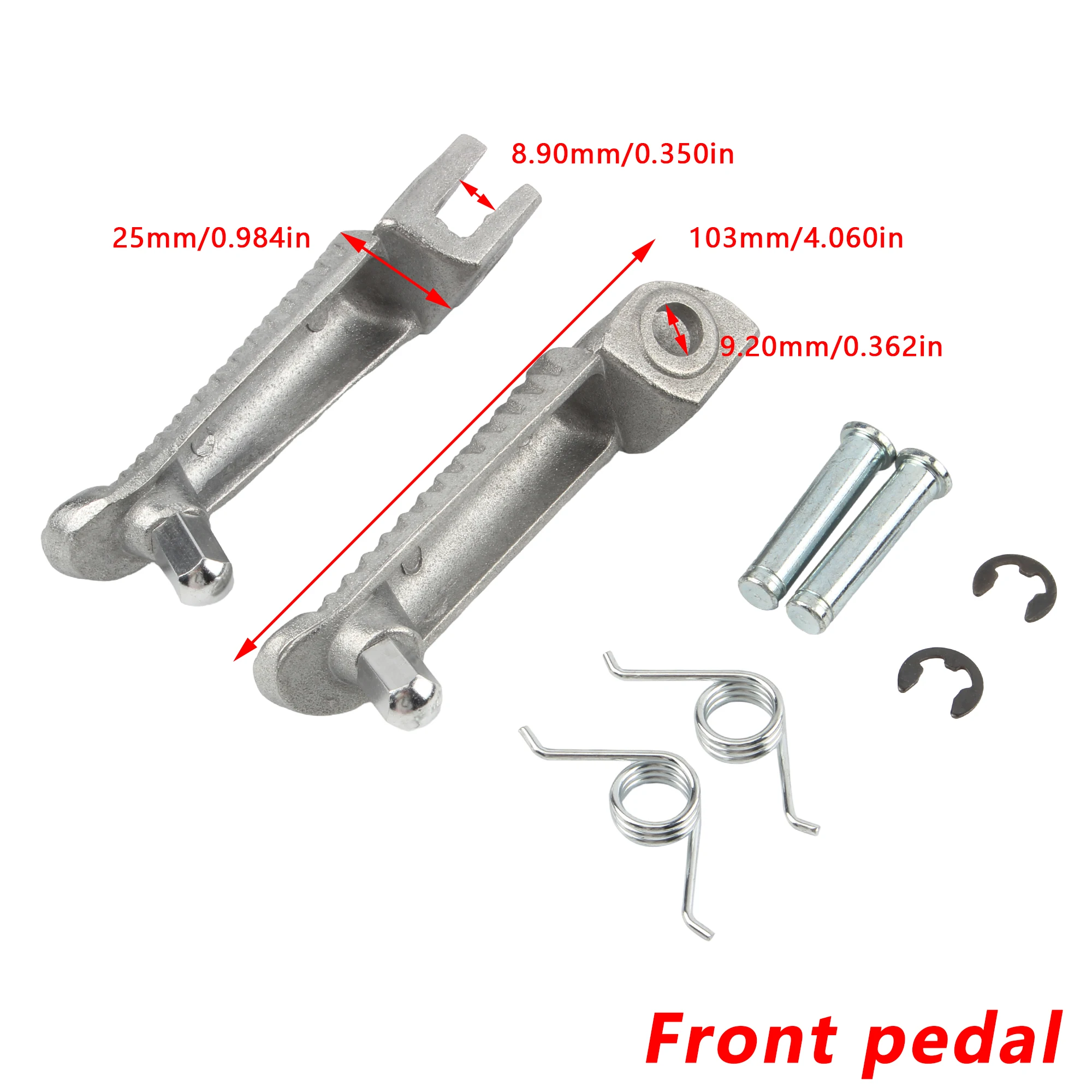 Motorcycle Front Footrest Foot Rear Peg for YAMAHA YZF R1 R6 R125 R25 R3 MT125 MT03 MT09 MT10 MT07 Aluminum Foot Rests Pedal