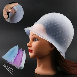 Hairdressing Silicone Highlighting Cap Beauty Salon Hair Caps Bonets Professional Hair Dyes Hair Wrap Equipment For Hair Stylist