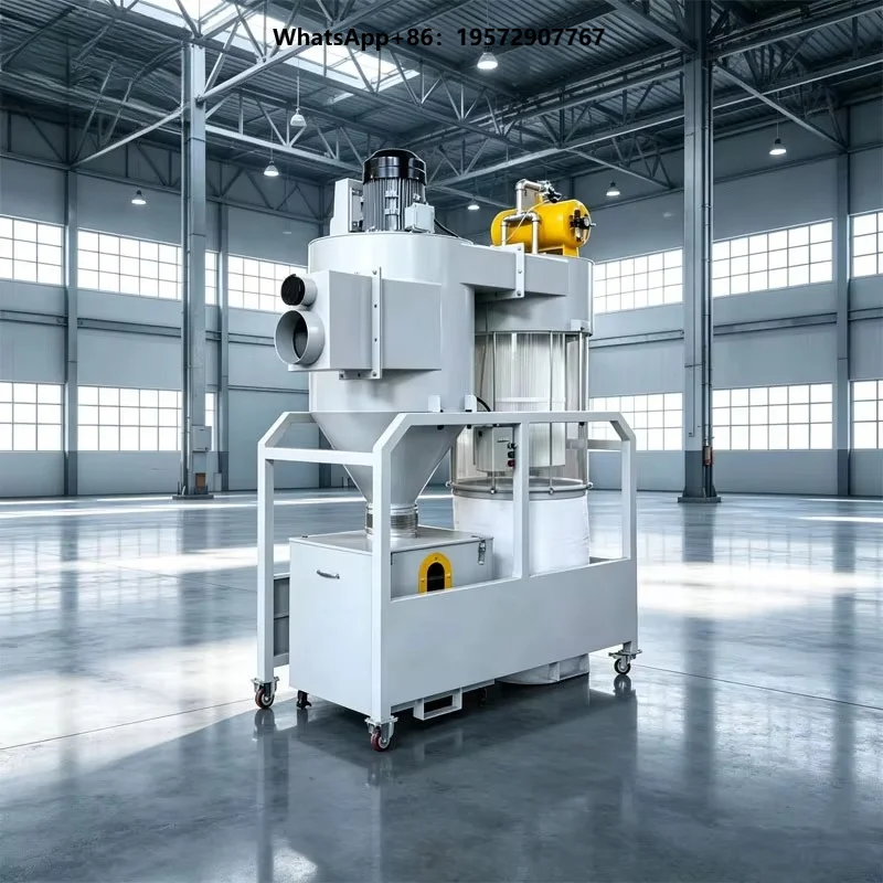 Woodworking Silent Pulse Automatic Dust Collection Cyclone Dust Collector Bag Filter 3hp 200L Dust Bucket Vacuum Cleaner