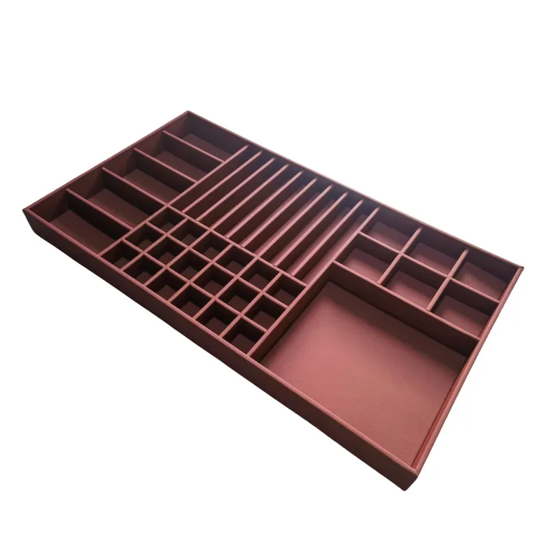 Storage Wardrobe Cloakroom Duobao Pavilion Jewelry Grid Dresser Necklace Earring Grid