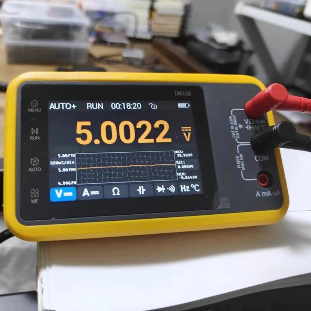 WCS-DM40 10Hz-40Mhz Portable Digital Multimeter Signal Generator Handheld Digital Automotive Tools DM40C