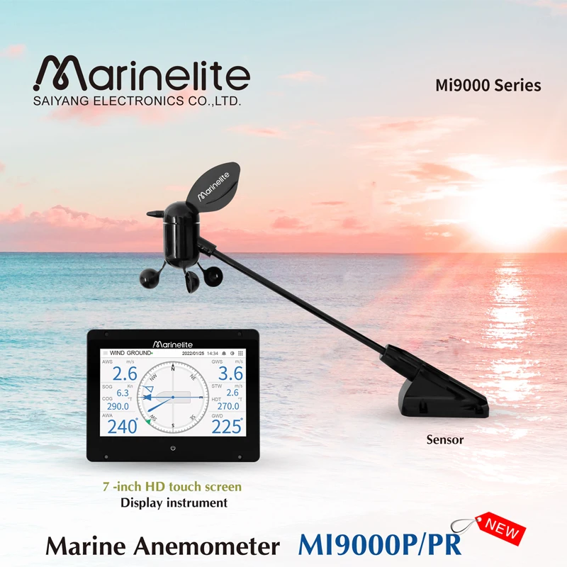 Sailboat equipment Ship wind speed and direction sensor anemometer for marine