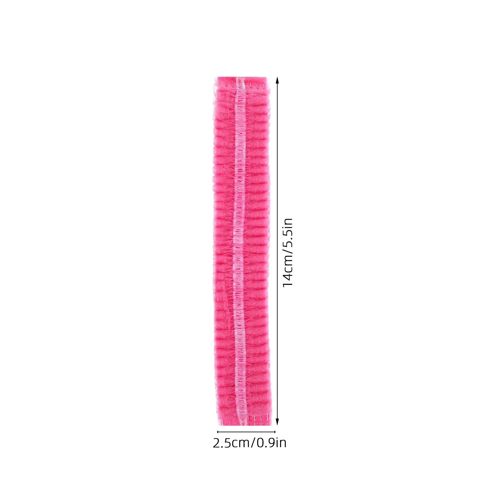 100Pcs Disposable Mesh Hair Nets Soft Non-Woven Fabric Comfortable for Hair Containment in Food Processing