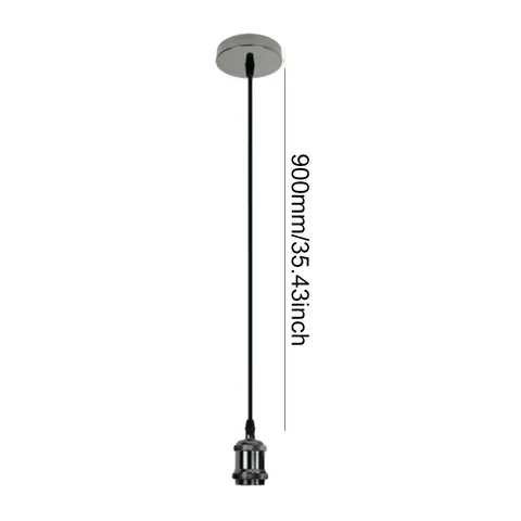 Base de lâmpada edison vintage e27 parafuso pendurado suporte da lâmpada AC110V-220V suporte da lâmpada do teto soquete diy retro pendurado acessórios da lâmpada