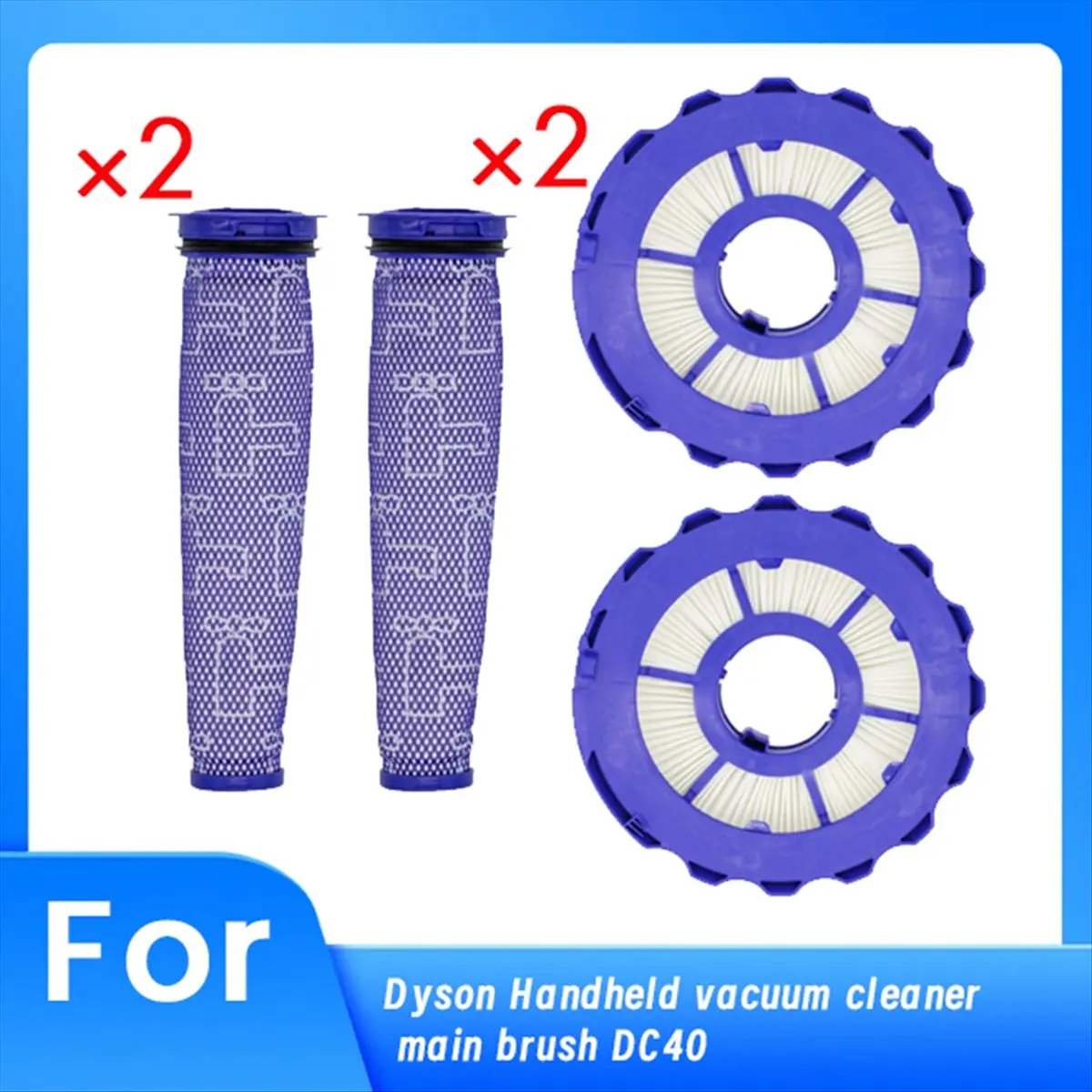 

4 Pcs Front and Rear Filter Accessories for DC40 Handheld Vacuum Cleaner-BCBW