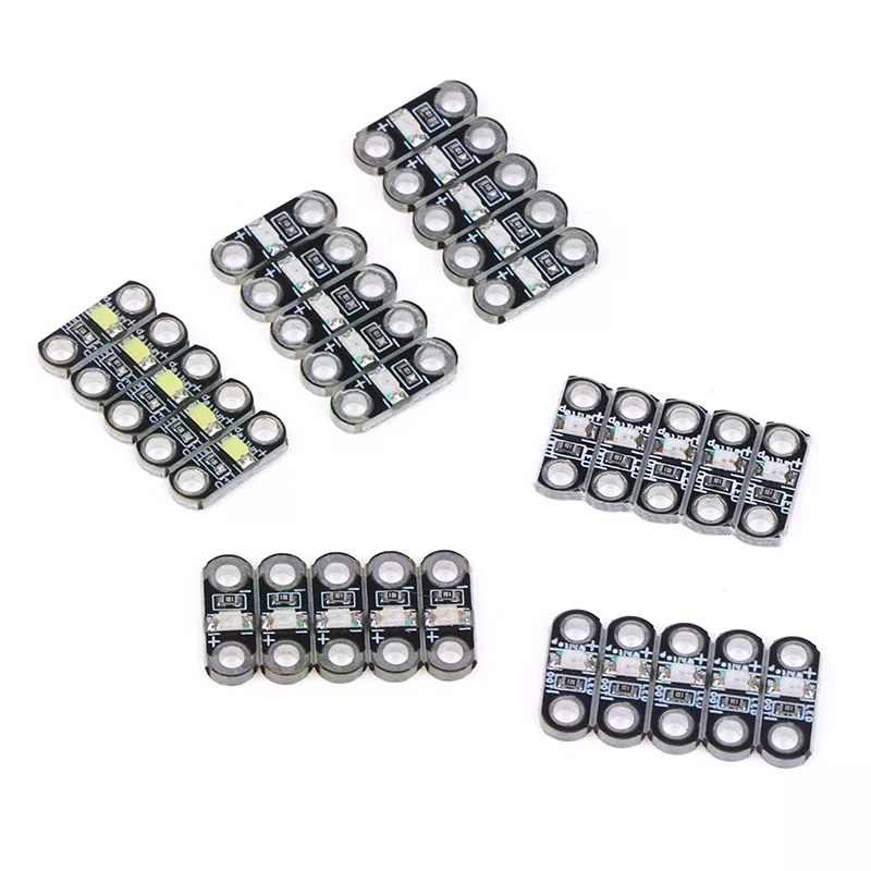 5Pcs High Quality 3-5V 40MA LilyPad Led Orange/Yellow/Green/White/Blue/Red Small LED Light Module For DIY KIT 3V-5V SMD DIY Kit