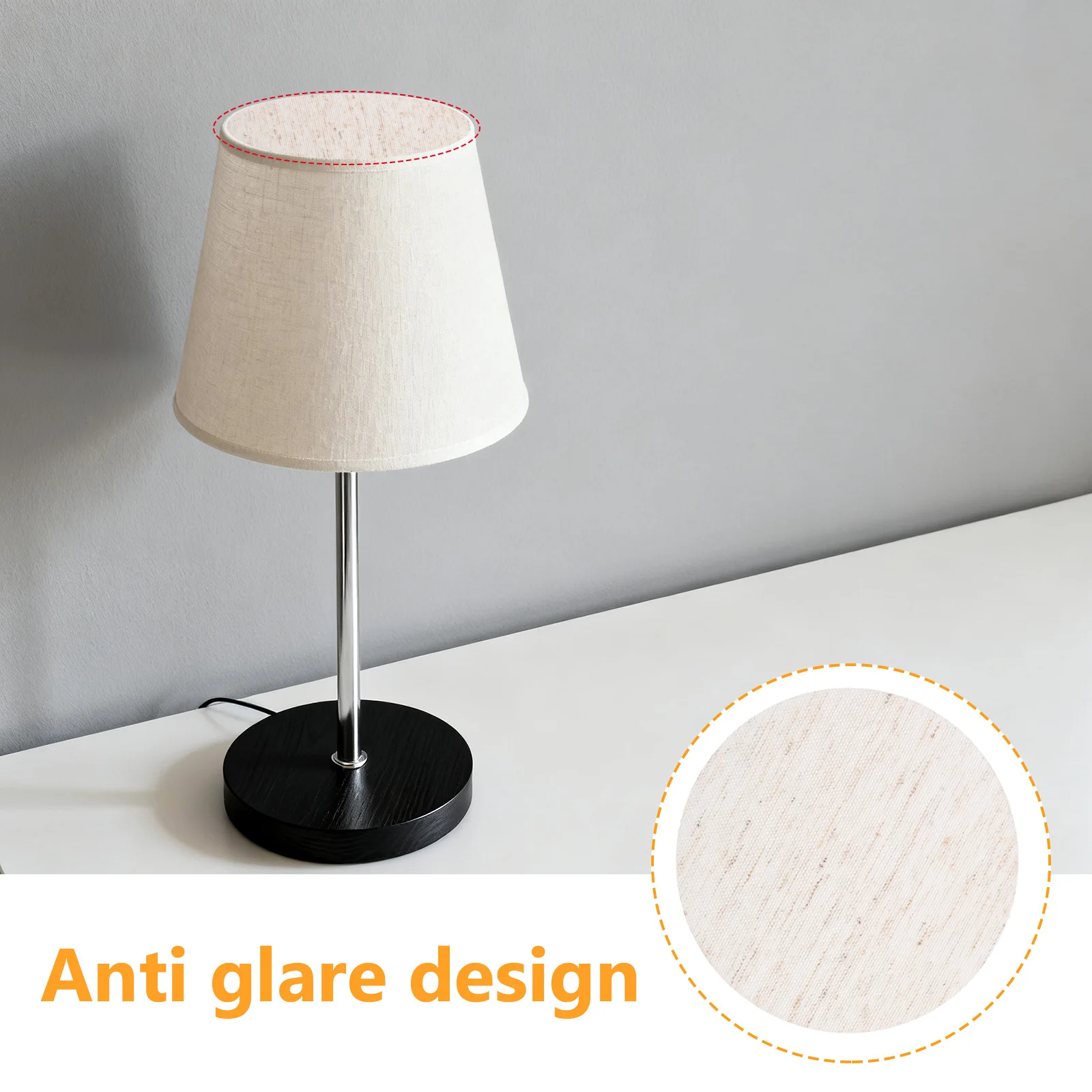 2 قطعة الأضواء الناشر لينة ضوء النسيج غطاء مصباح استبدال 10 سنتيمتر الحضانة سقف غطاء خفيف مصباح وهج المخفض الناشر #3