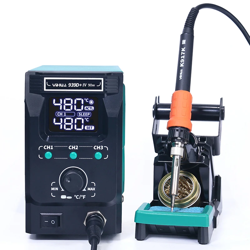 YIHUA 939D+ IV high-frequency welding table digital display high-power constant temperature, large welding point connection