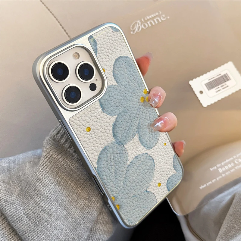 Ins Blue Flowers Le… - image