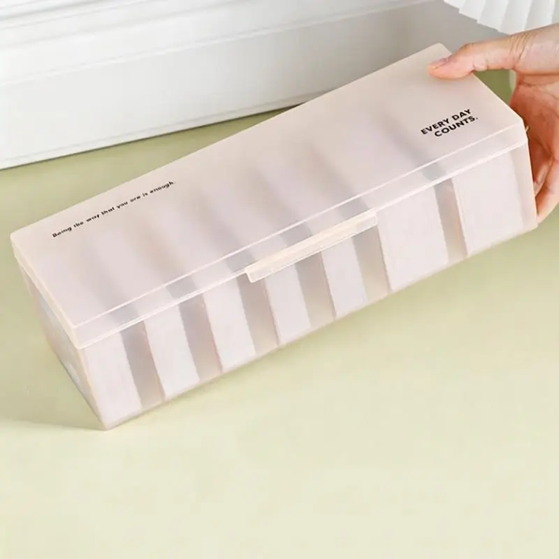 .New Sale.Clear Trading Card Storage Box Divided Dustproof Stackable Card Case Game Card Holder Desktop Collection Organizer