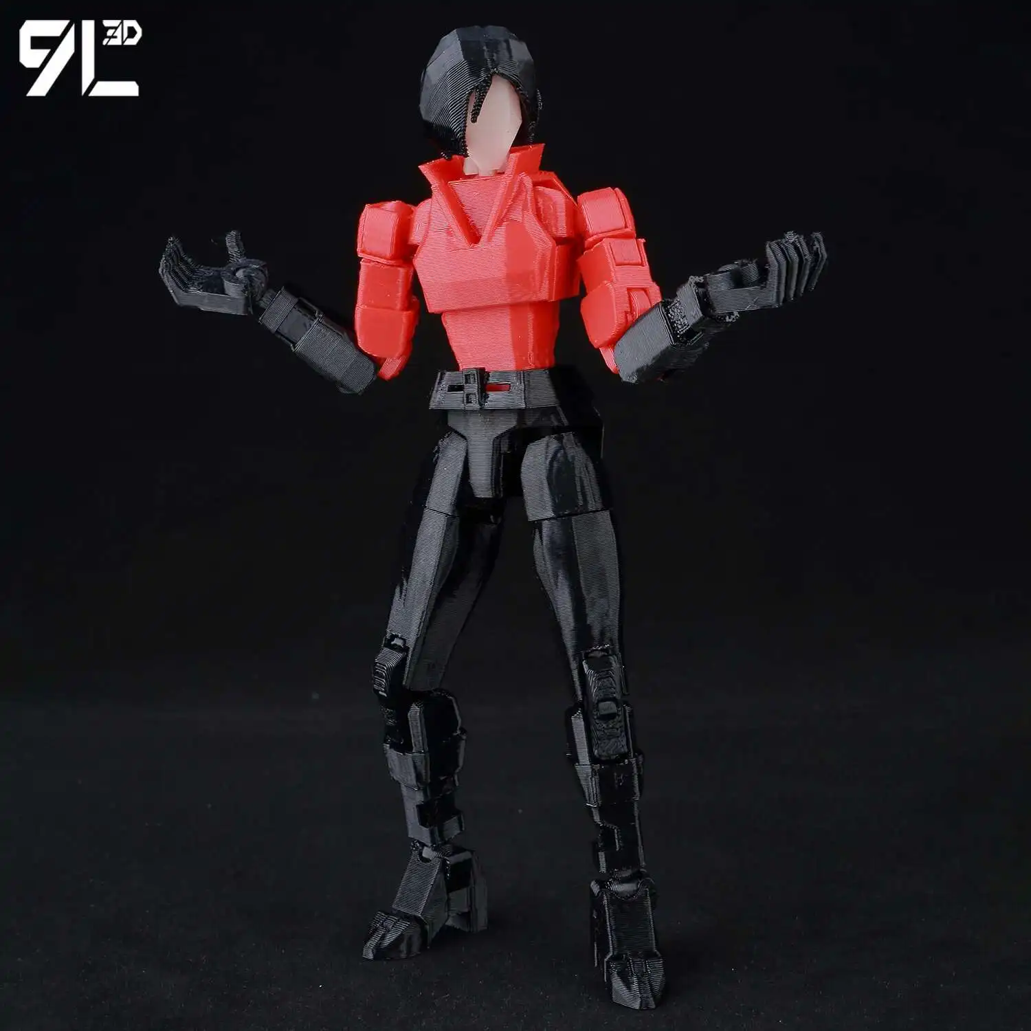 9L3D Printed Multi-Joint Articulated Lucky Dummy 13 Action Figure - Resident Evil Game Character Ada Wong Collectible Model Toys