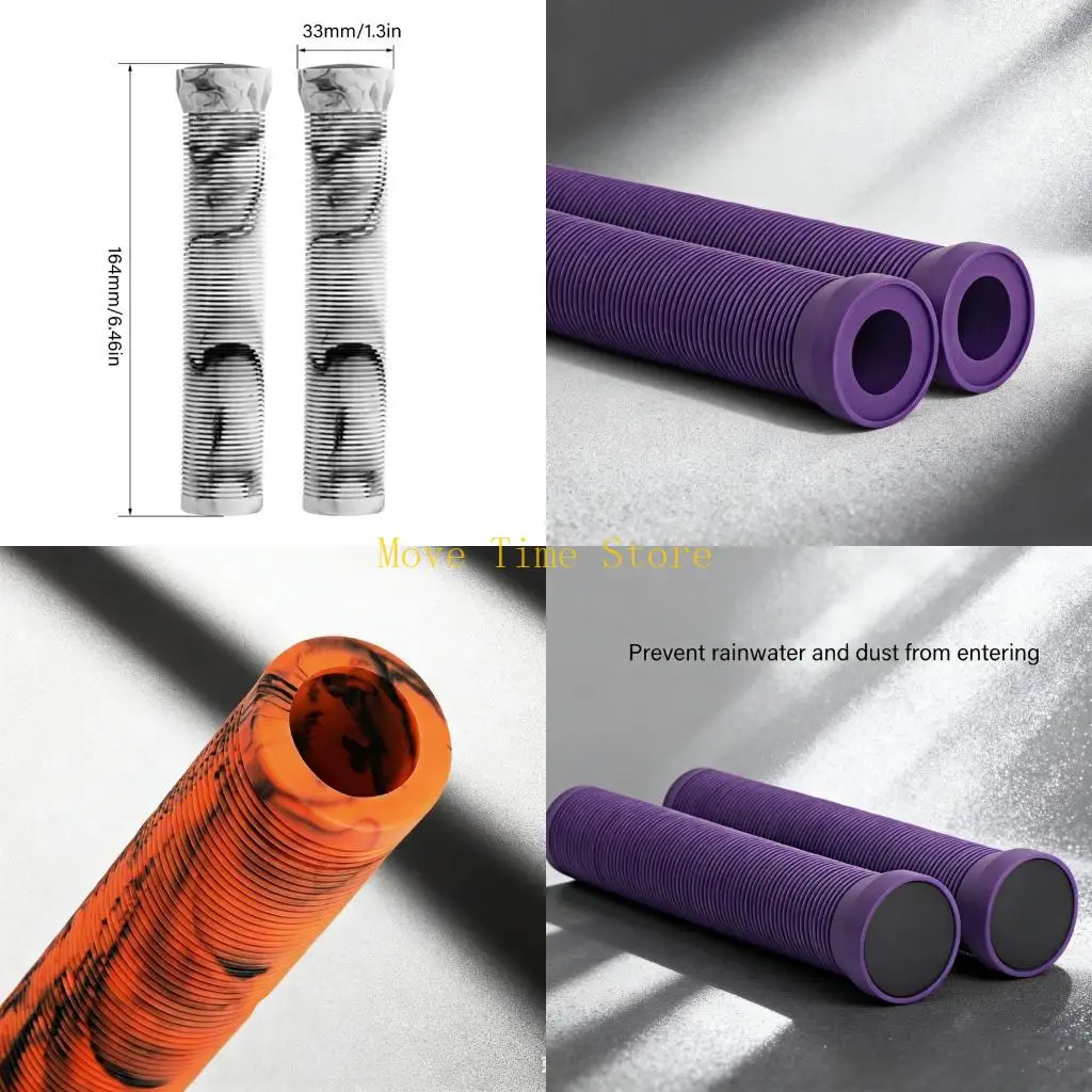 

92ME Nonslip Cycling Handle Grips Mountain Bike Shock Absorption Handle Cover