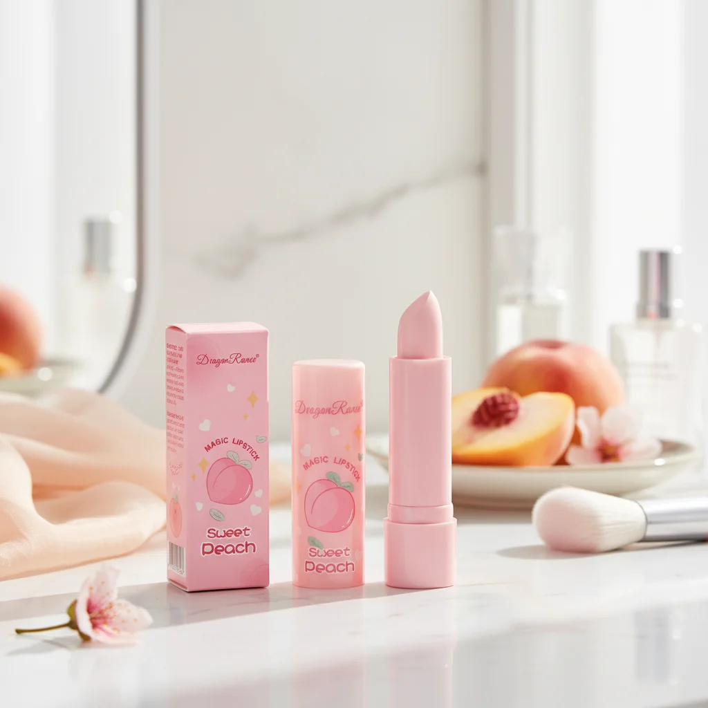 Bálsamo Labial Profesional con Extracto de Miel, Lápiz Labial Mágico que Cambia de Color, Hidratante Anti-Grietas, Reparador, Sérum Labial Cosmético