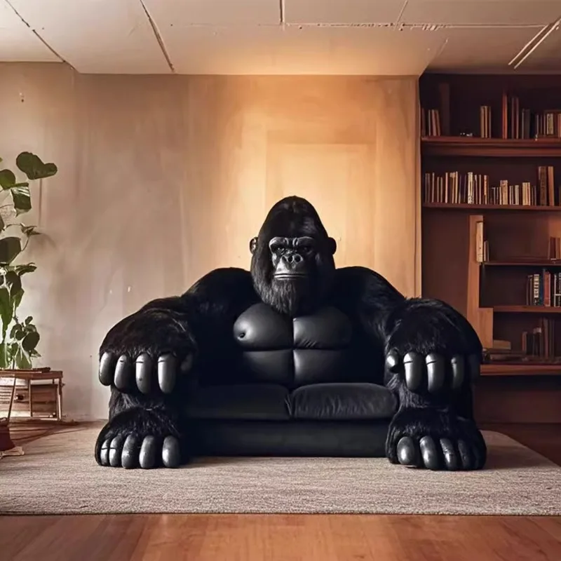 Gorilla Sofa Living Room Furniture Bedroom Bed Size Apartment Leather Sofa