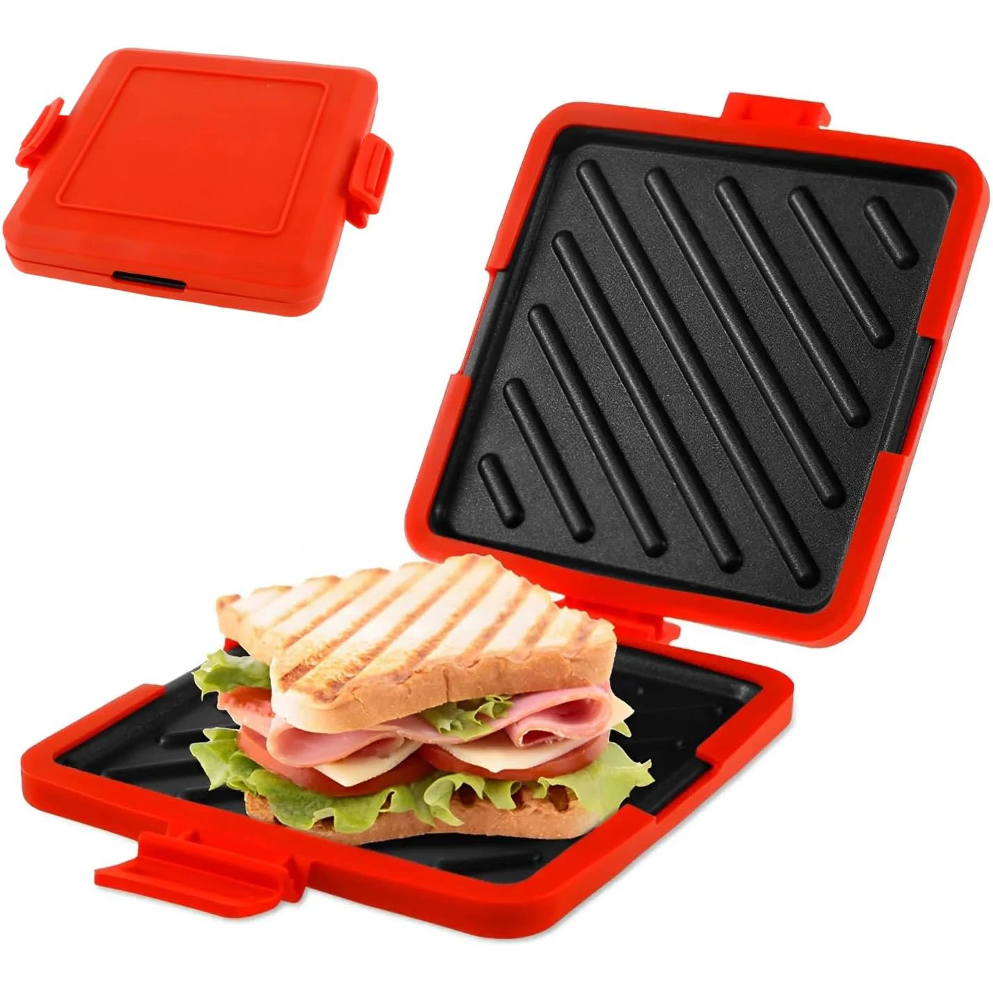 YYWAVLET Factory spot grensoverschrijdende hot selling magnetron sandwich toast ontbijtmachine geschikt voor magnetron