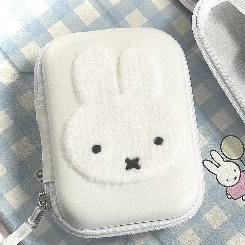 Cute Miffy Camera Storage Bag Shockproof Hard Shell Portable Zipper  Protector Pouch Travel Outdoor Carry Bag Kawaii Gifts view 3