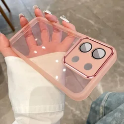 Soft Transparent Silicone Case for Funda Realme C75 C85 Pro C67 C65 C63 C61 C55 C53 C51 Note 80 70 60 50 Camera Protective Cover