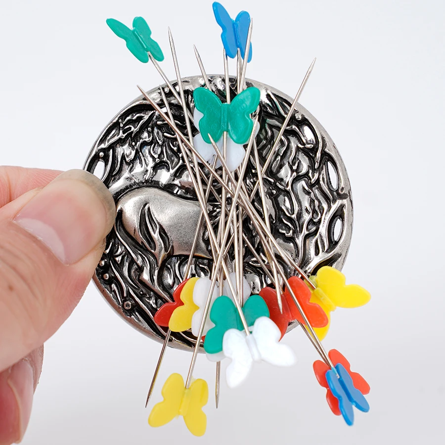 Magnetischer Nadelhalter im Vi – Sewing Pin Cushion Bewertung und Preis