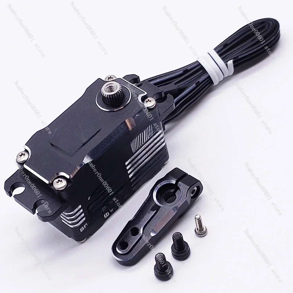 27KG brushless 7.4v high pressure inclined steel tooth waterproof magnetic induction short body steering gear drift