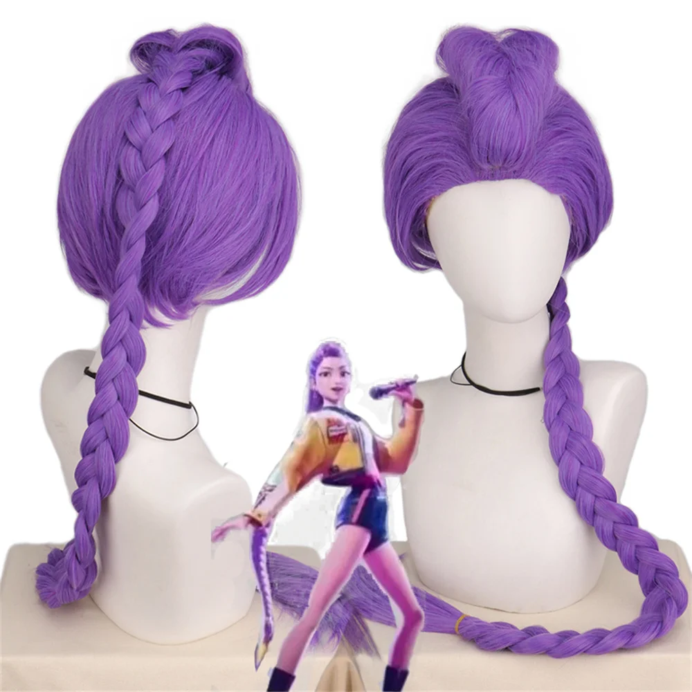 

Rumi Superstar Wig for Cosplay Costume Wig Kpop Demon Hunters Long ponytai Halloween Synthetic Hair Party Wigs Roleplay