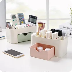 Drawer Cosmetics Organizer Household Makeup Brush Organizer Box Desktop Jewelry Skin Care Lipstick Mask Compartments Storage Box