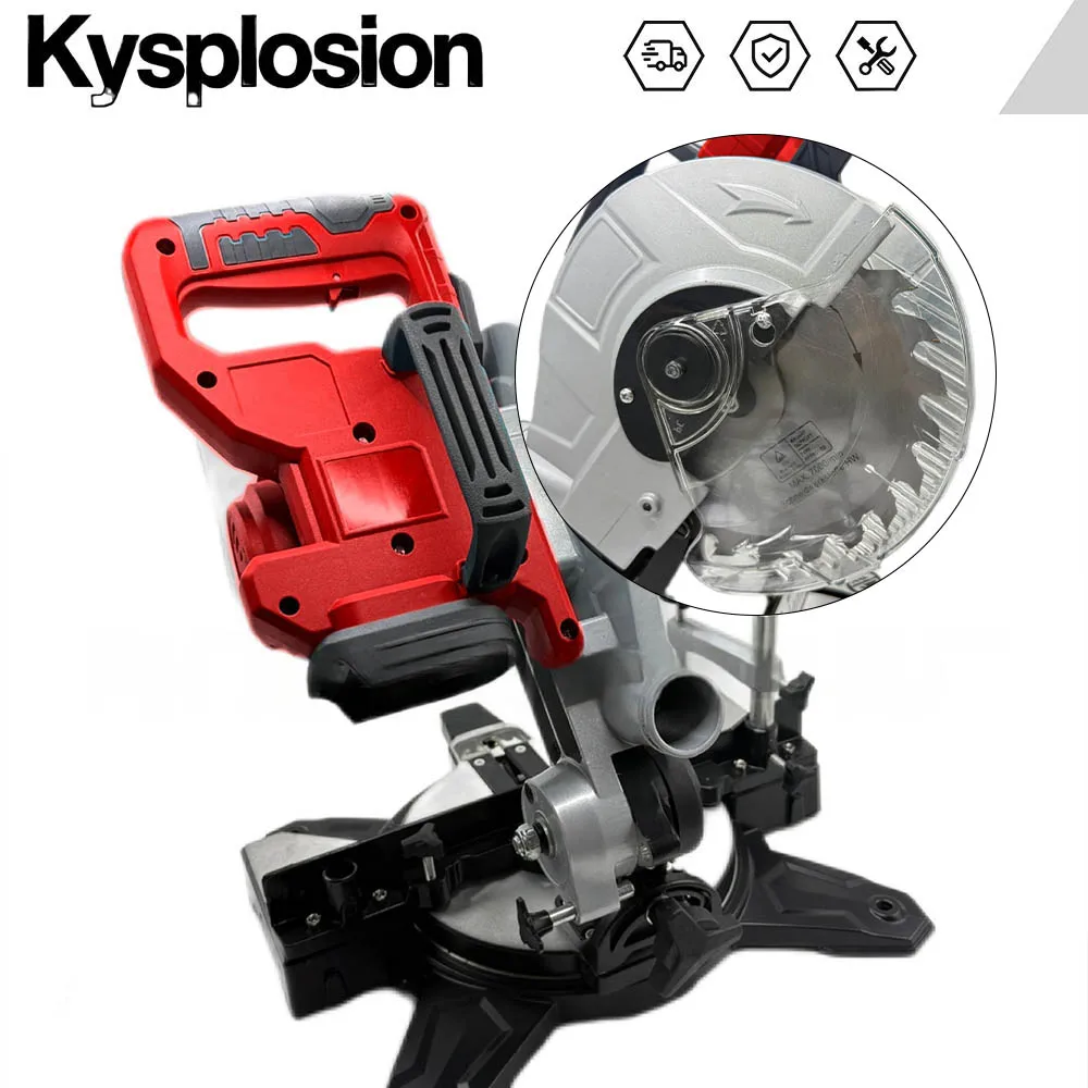 

45° Brushless Cordless Miter Saw Angle Adjustable Lithium battery Cutting Machine Metal Wood PVC Pipe For MILWAUKEE Battery