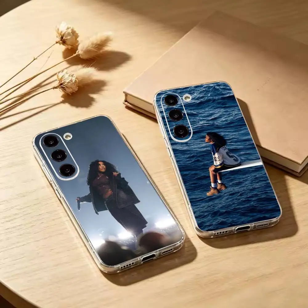 Singer S-SZA S-SOS  Transparent Soft Silicone Phone Case For Samsung A10 A12 A20 A21S A30 A31 A50 A51 A52 A70 A71