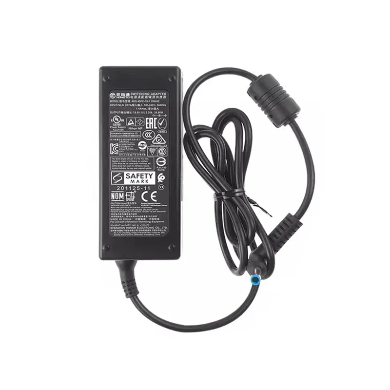 Original AC Adapter Charger For HP 19.5V 2.05A 1.28A 39.98W 40W HOIOTO ADS-45PE-19-3 19540E m27fqFHD Monitor Power Supply