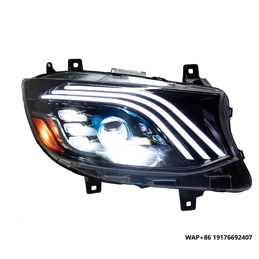

Car Lights for Sprinter 2018-2023 W907 LED Auto Headlight Assembly UpgradeMaybach Dynamic Meteor Shower Design Accessories