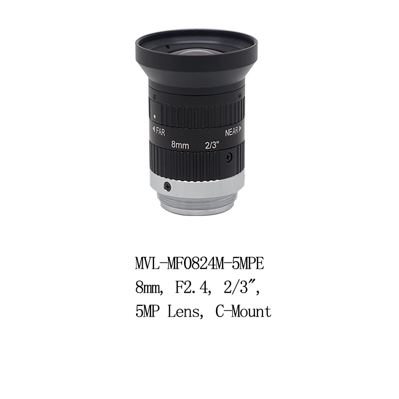 HIKROBOT 8mm/12mm/16mm/25mm/35mm/50mm, F2.8/2.4, 2/3