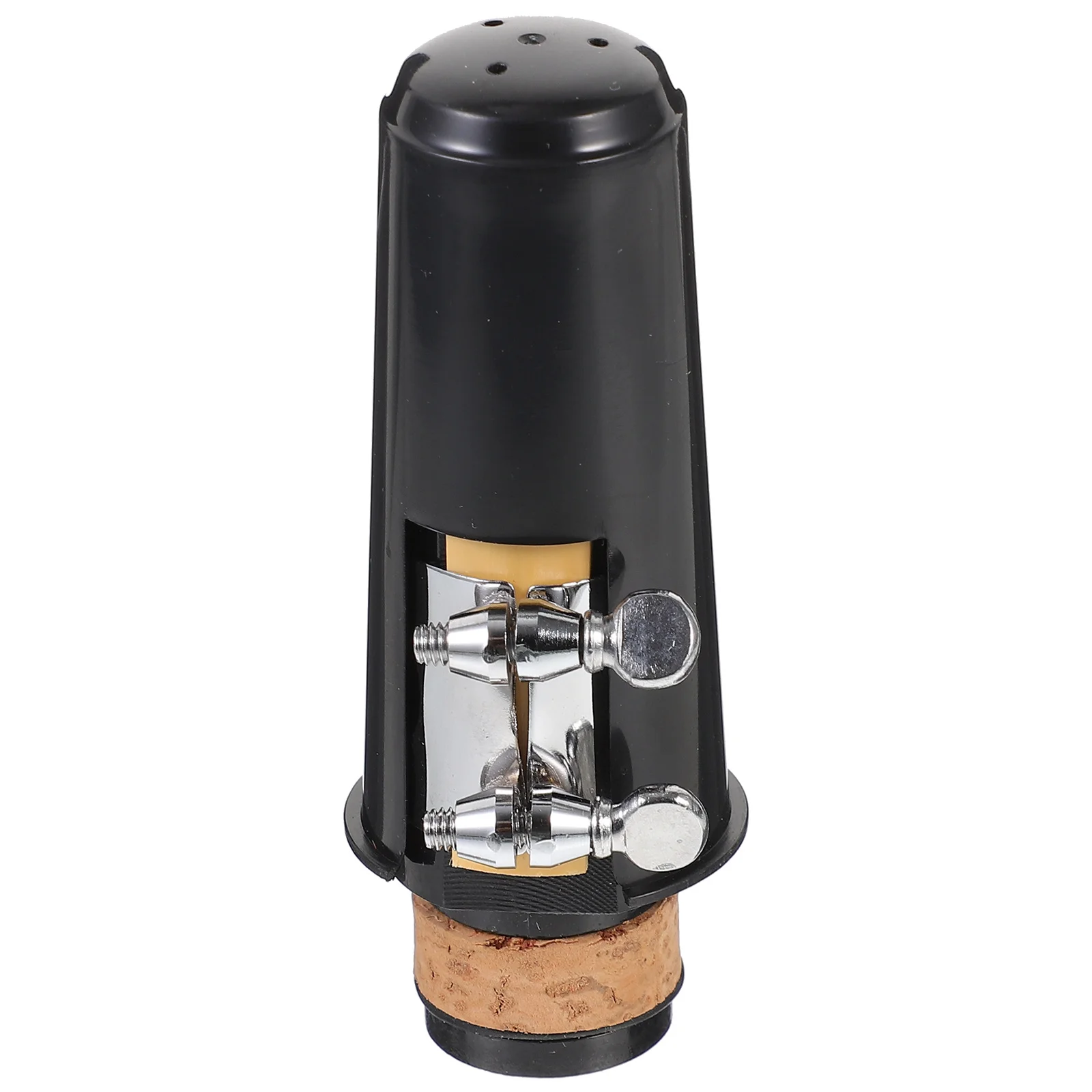 

1Set Clarinet Mouthpiece Ligature and Cap Kit Plastic Bamboo Metal Suitable for B Flat Clarinet Woodwind Parts