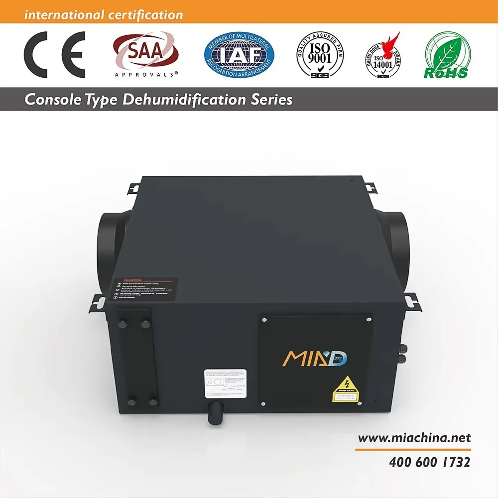 Industrial Commercial Ceiling Mounted Air Dryer 60L/D Galvanized Steel Dehumidifier For School Home Outdoor Factory Use