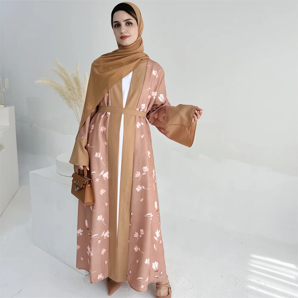 

2024 New Black Modest Party Open Muslim Dresses Dubai Luxury Eid Abaya Islam Arabe Robe Vestidos Para Mujer Elegantes Fiesta